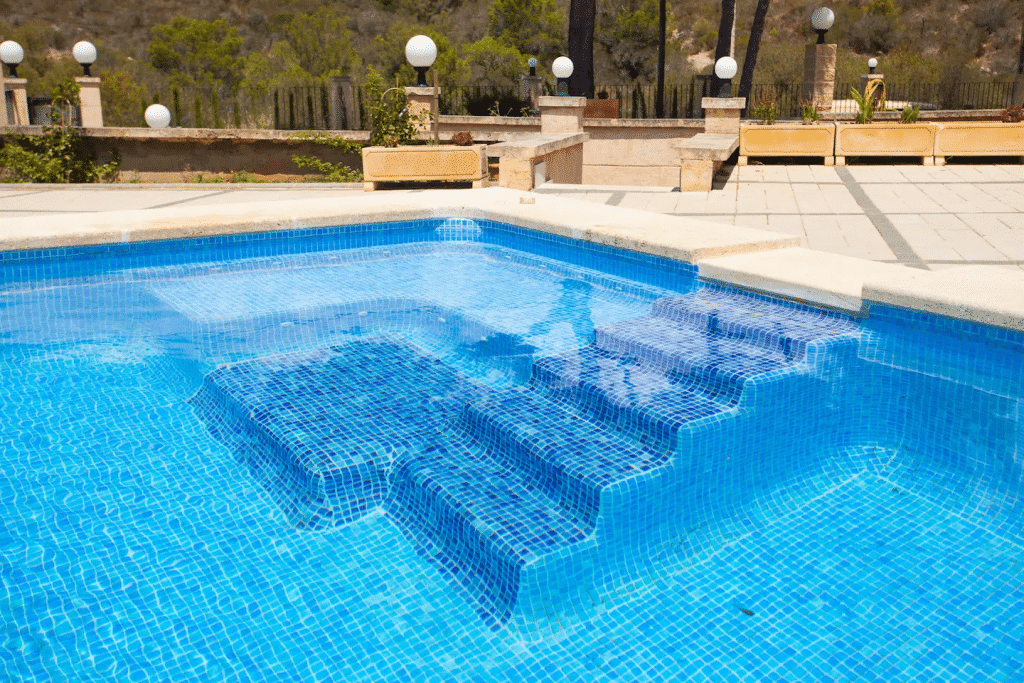 Entrada piscina Villa Imagine Mallorca